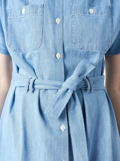 A.P.C. - New Drew Dress in Light Blue