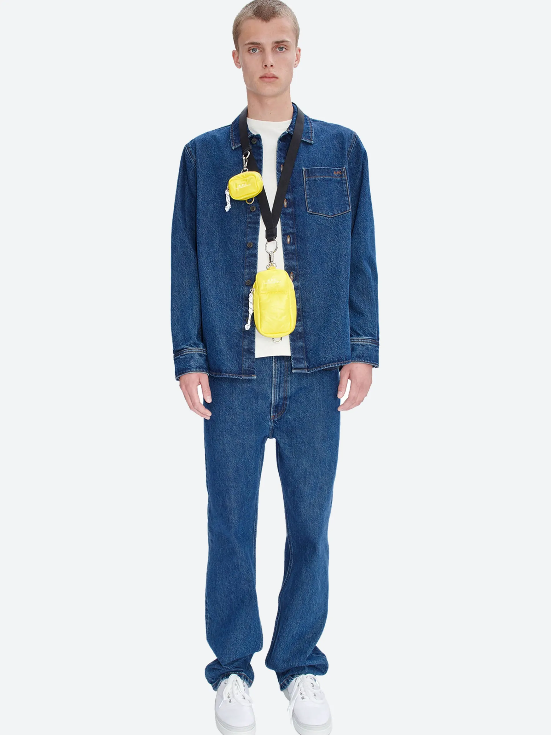 A.P.C. - Relaxed H Jean in Washed Indigo