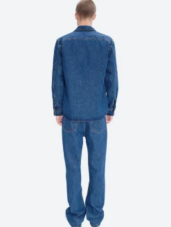 A.P.C. - Relaxed H Jean in Washed Indigo