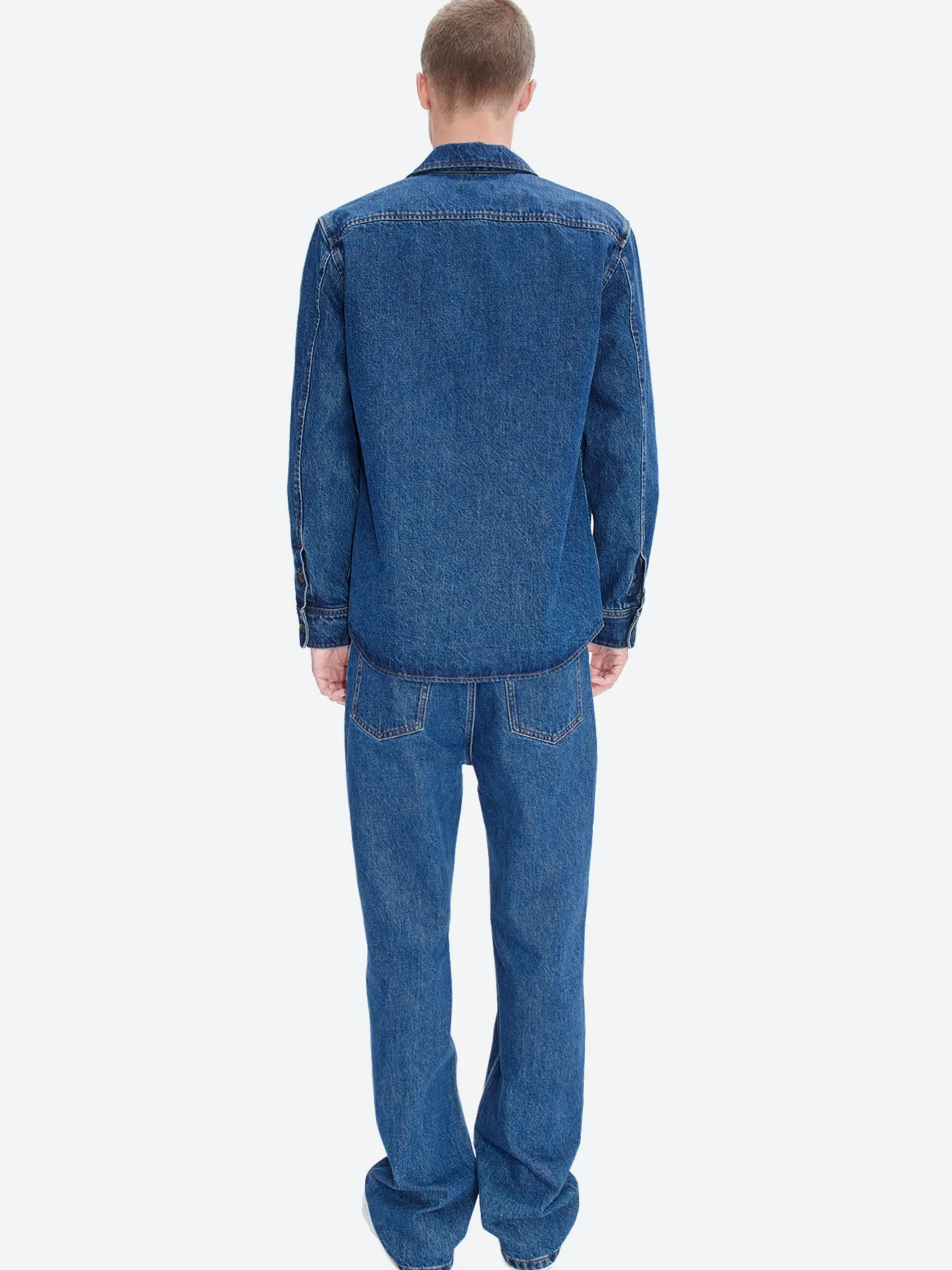 A.P.C. - Relaxed H Jean in Washed Indigo