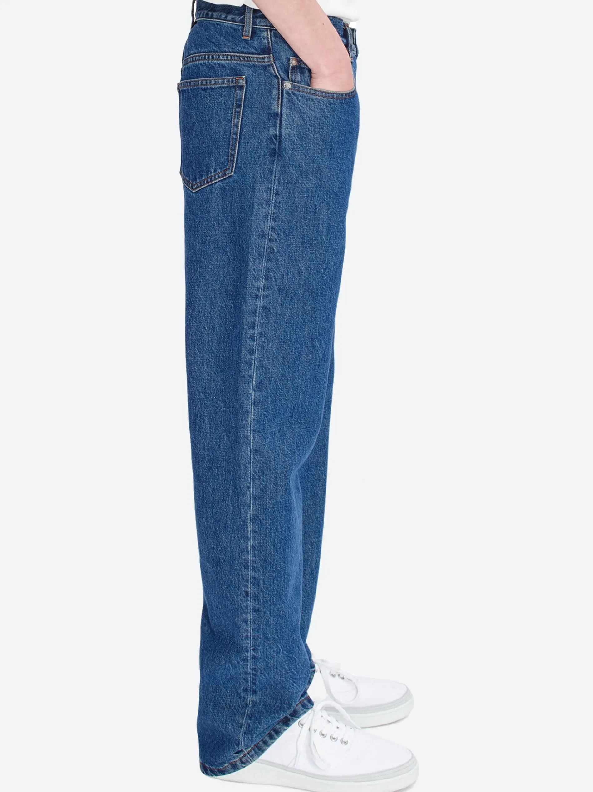 A.P.C. - Relaxed H Jean in Washed Indigo