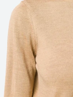 A.P.C. - Sandra Turtleneck Sweater in Beige Chine