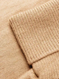 A.P.C. - Sandra Turtleneck Sweater in Beige Chine