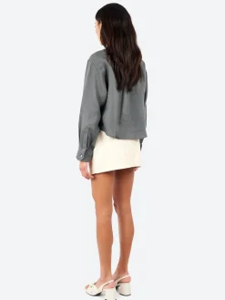 A.P.C. - Sophie Shirt in Anthracite