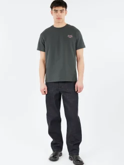 A.P.C. - Standard Rue Madame T-Shirt in Anthracite and Rose