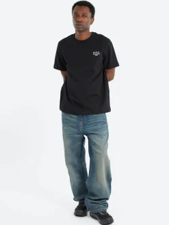 A.P.C. - Standard Rue Madame T-Shirt in Noir and Blanc