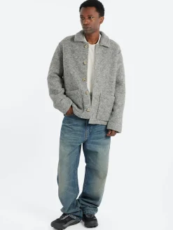 A.P.C. - Thais Jacket in Heathered Light Grey