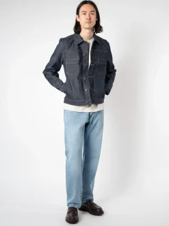 A.P.C. - Work Jean Jacket in Indigo Raw Denim