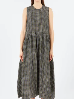 ApuntoB - P1934 Dress in Blue Military Green