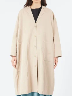 ApuntoB - P1948 Long Coat in Ecru