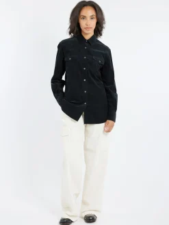 Aspesi - Corduroy Shirt in Black