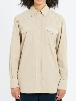 Aspesi - Corduroy Shirt in Stone