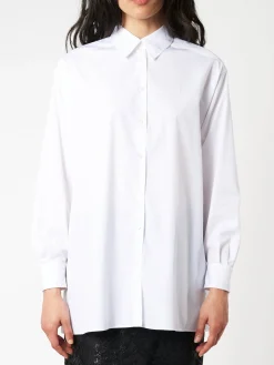 Aspesi - Cotton Poplin Loose Fit Shirt in White