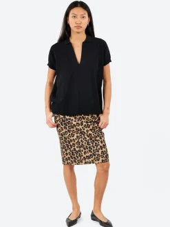 Aspesi - Cotton V-Neck Jumper in Black