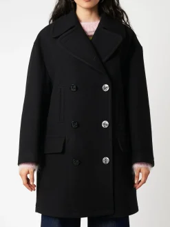 Aspesi - Double-Breasted Coat in Black