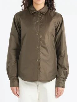 Aspesi - Glue Japanese Nylon Shirt-Jacket in Military