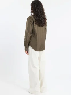 Aspesi - Glue Japanese Nylon Shirt-Jacket in Military