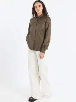 Aspesi - Glue Japanese Nylon Shirt-Jacket in Military
