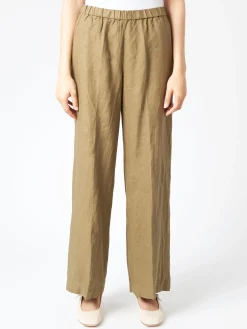 Aspesi - Linen Trousers in Military