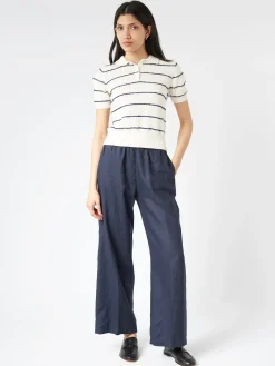 Aspesi - Linen Trousers in Navy