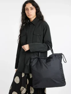 Aspesi - Shopper with Drawstring in Black