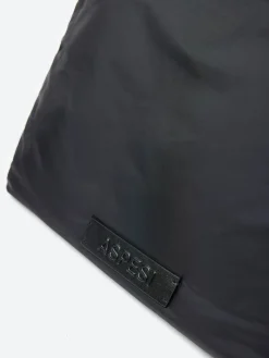 Aspesi - Shopper with Drawstring in Black