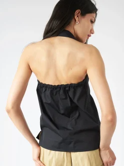 Aspesi - Vest Halter Top in Black