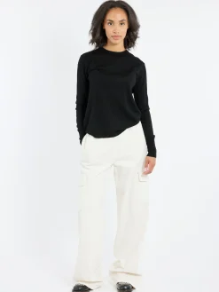 Aspesi - Wide Corduroy Trousers in Ice