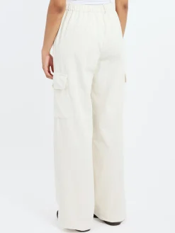 Aspesi - Wide Corduroy Trousers in Ice
