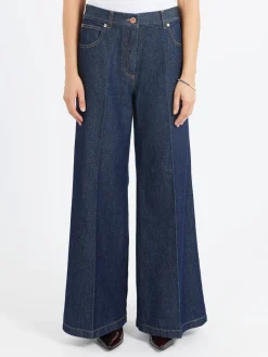Aspesi - Wide Leg Flared Jeans in Denim