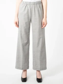 Aspesi - Wool Blend Wide Trousers in Grey