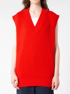 Barena Venezia - Bobby Sweater Vest in Red