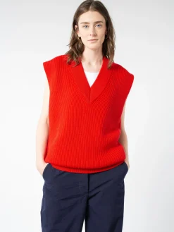 Barena Venezia - Bobby Sweater Vest in Red