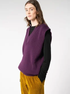 Barena Venezia - Bobby Sweater Vest in Purple