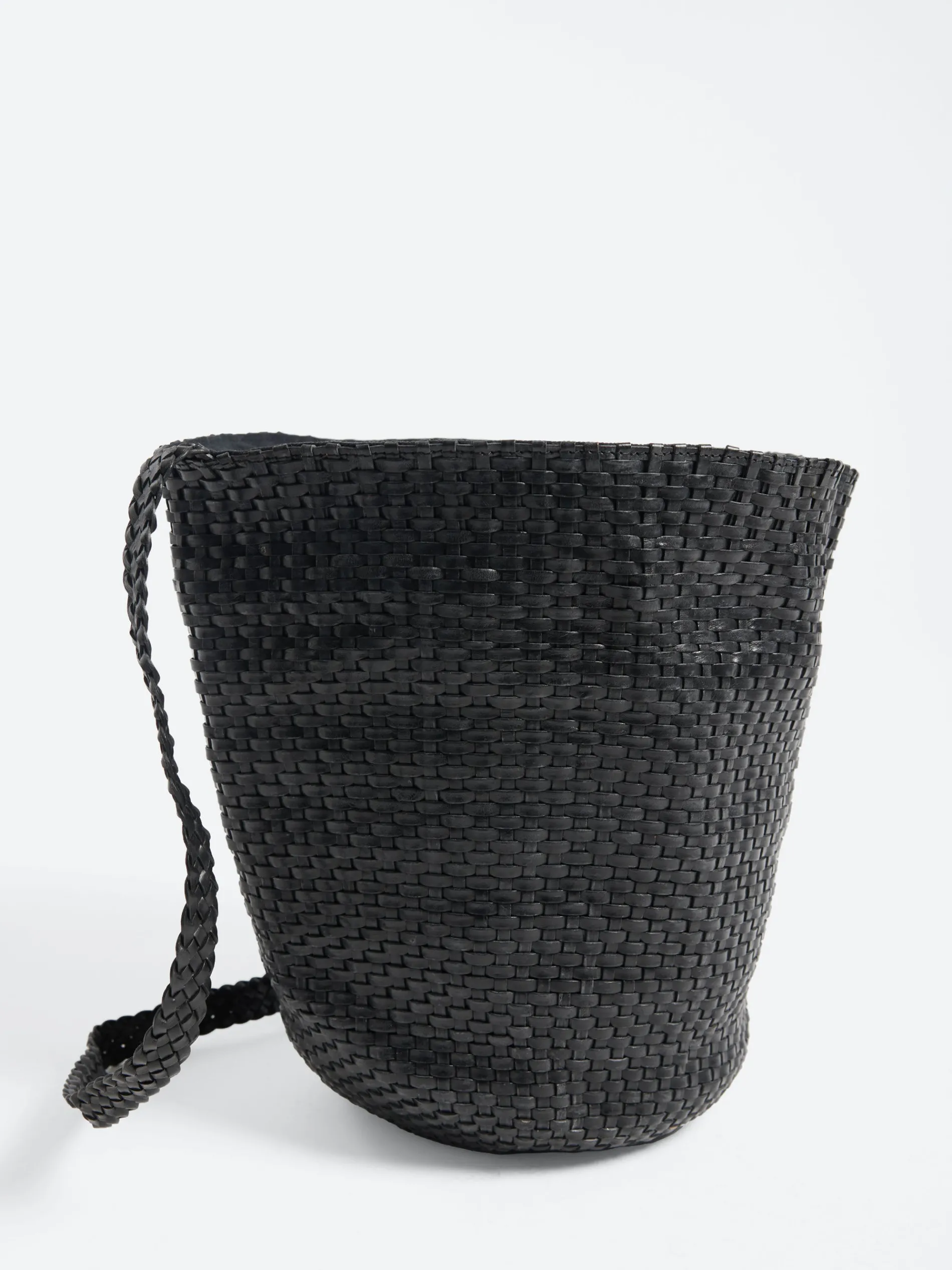 Barena Venezia - Secchiello Braided Bag in Nero