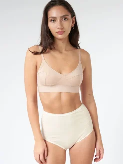 Baserange - Highwaist Bell Pant in Off White