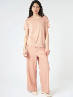 Baserange - Loose Tee in Yu Rose