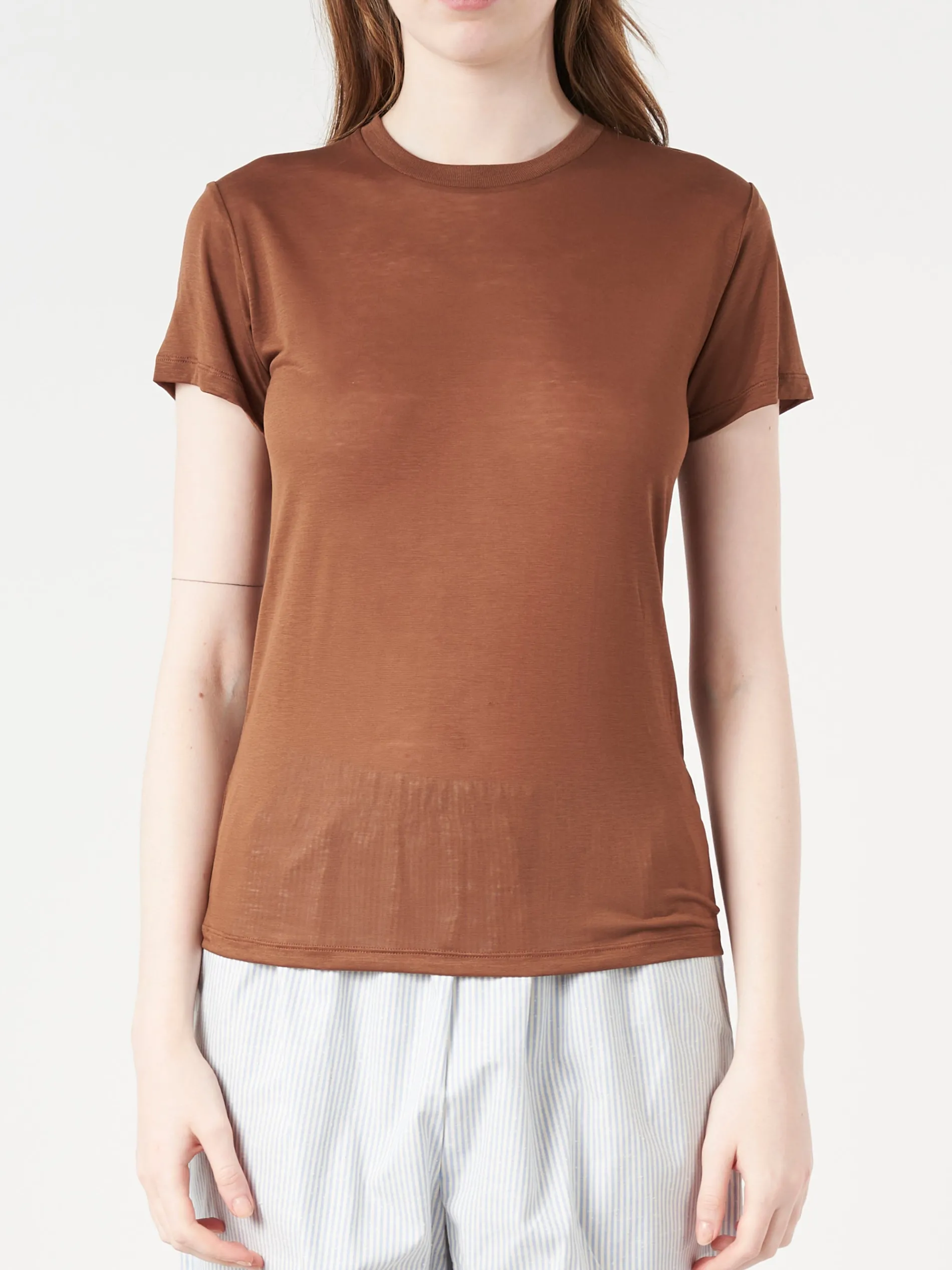 Baserange - Lyocell Tee Shirt in Ocular