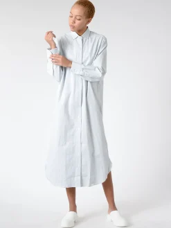 Baserange - Ole Shirt Dress in Stripe