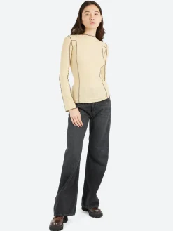 Baserange - Omato Long Sleeve in Hen Yellow