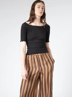 Baserange - Pama 3/4 Tee in Black