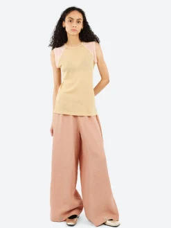 Baserange - Ponte Pants in Ada Pink