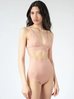 Baserange - Triangle Bra in Yu Rose