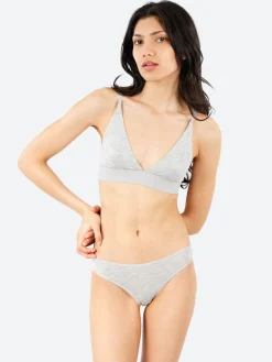 Baserange - Triangle Bra in Grey Melange