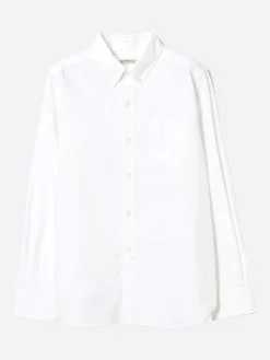 BEAMS BOY - BB Embroidery Oxford BD Shirt in White