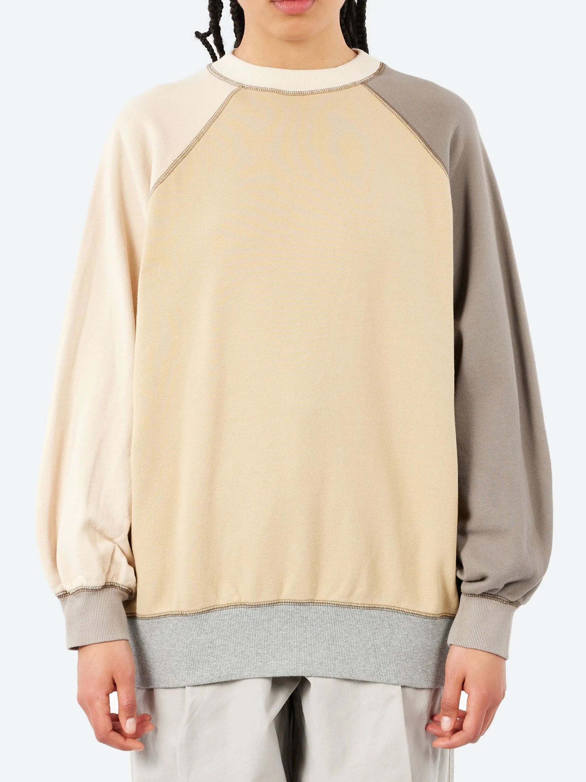 BEAMS BOY - Crazy Sweatshirt in Beige