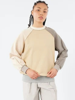 BEAMS BOY - Crazy Sweatshirt in Beige