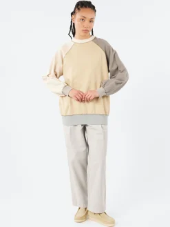 BEAMS BOY - Crazy Sweatshirt in Beige