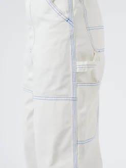 BEAMS BOY - Double Knee Painter Pants in Off White