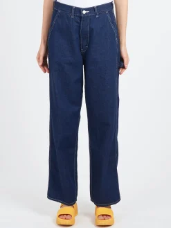 BEAMS BOY - 12oz Denim Paint Pants in Indigo